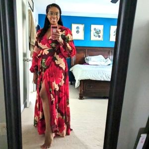 Baltic Born Katinka Wrap Maxi Dress - XL